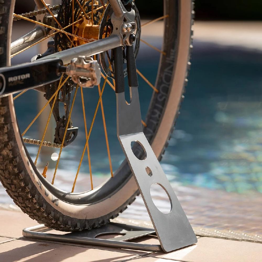 Eltin Soporte bicicleta de suelo plata Última moda