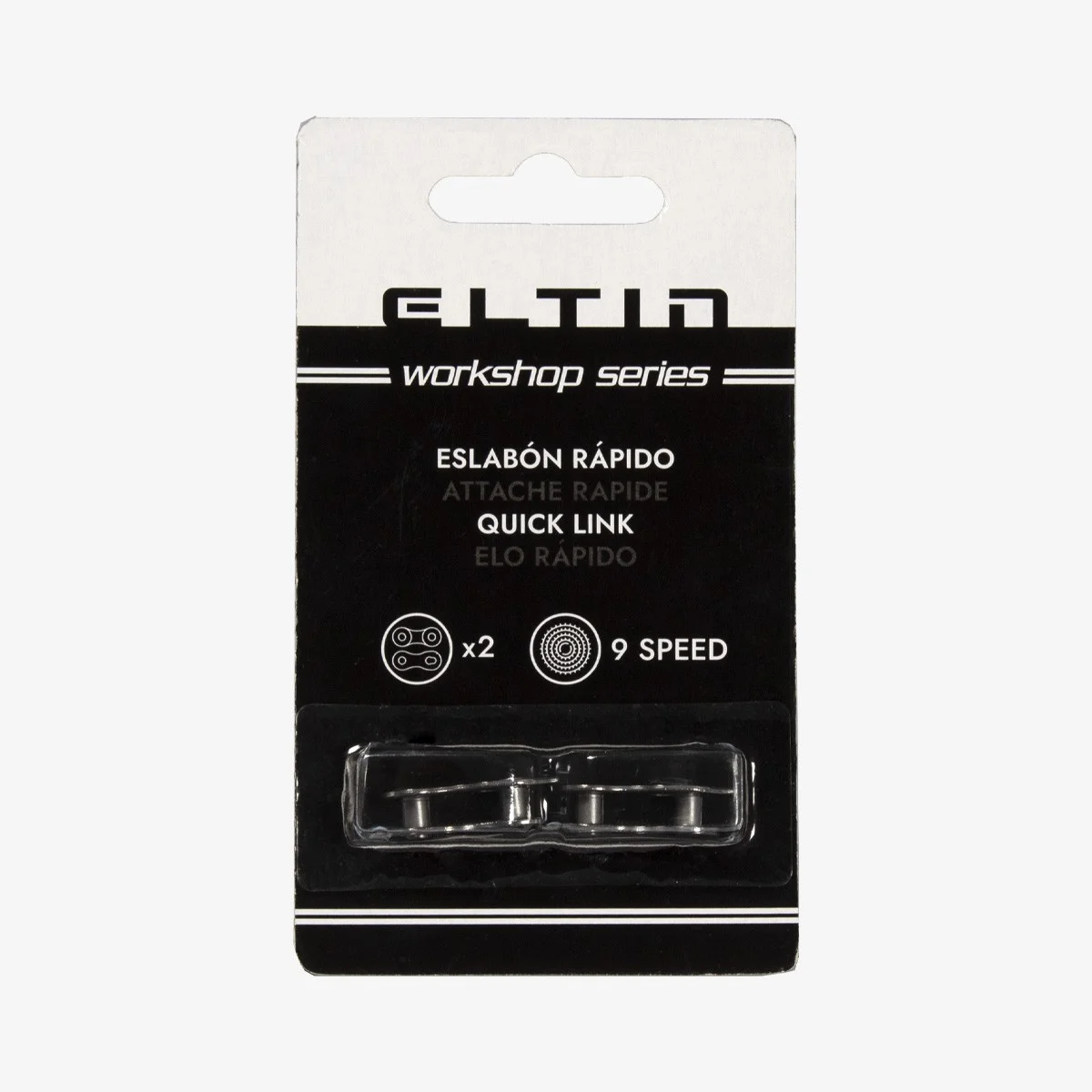 Eltin Pack 2 Eslabones Cadena 9 Velocidades Pt osc Envío internacional gratuito