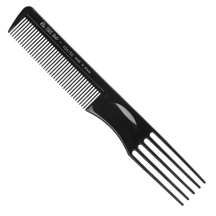 Eurostil PEINE AHUECADOR NEGRO 5 PUAS 19 CM