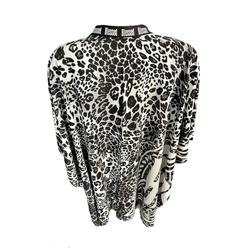 Eurostil CAPA CON CUELLO DE NEOPRENO BLACK LEOPARD Venta caliente