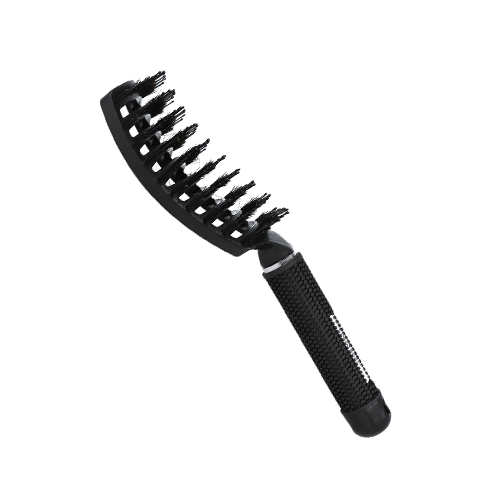 Eurostil CEPILLO VENT CURVO DOBLE NYLON NEGRO Precios de Black Friday