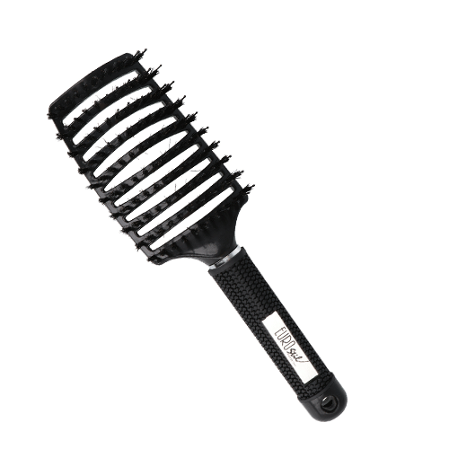 Eurostil CEPILLO VENT CURVO DOBLE NYLON NEGRO Precios de Black Friday