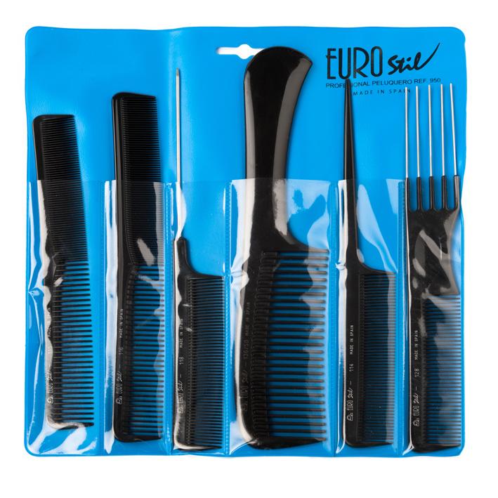 Eurostil ESTUCHE PROFESIONAL 6 PEINES