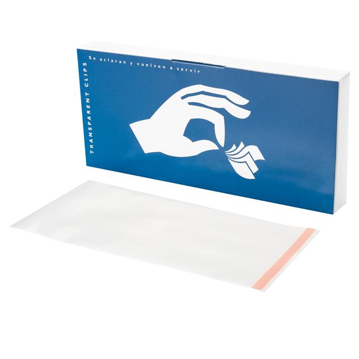 Eurostil CAJA 100 U.TRANSPARENT CLIPS Promoción trimestral