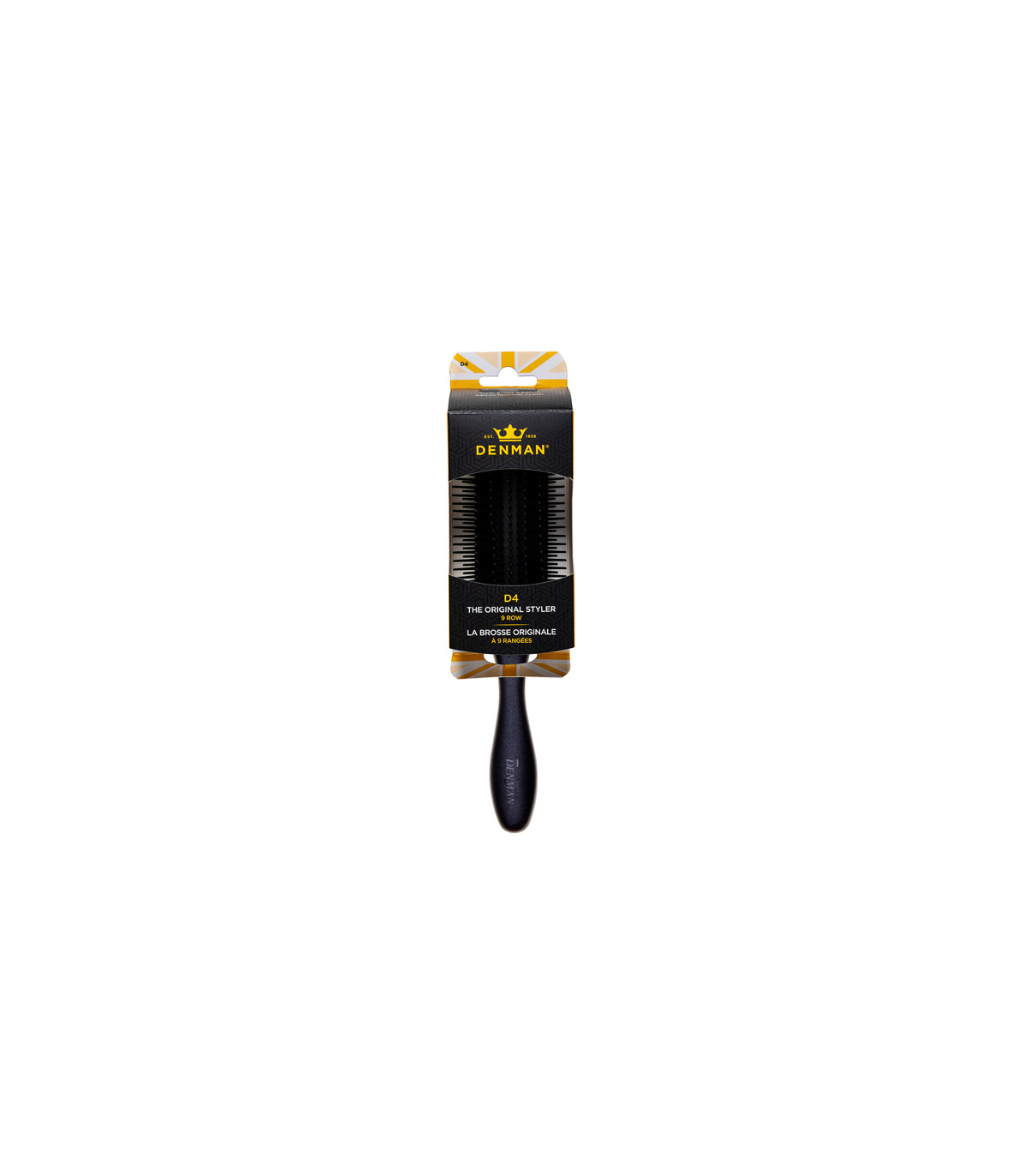 Fama fabre CEPILLO DENMAN D4 NEGRO MATE (9 hileras) Rebajas