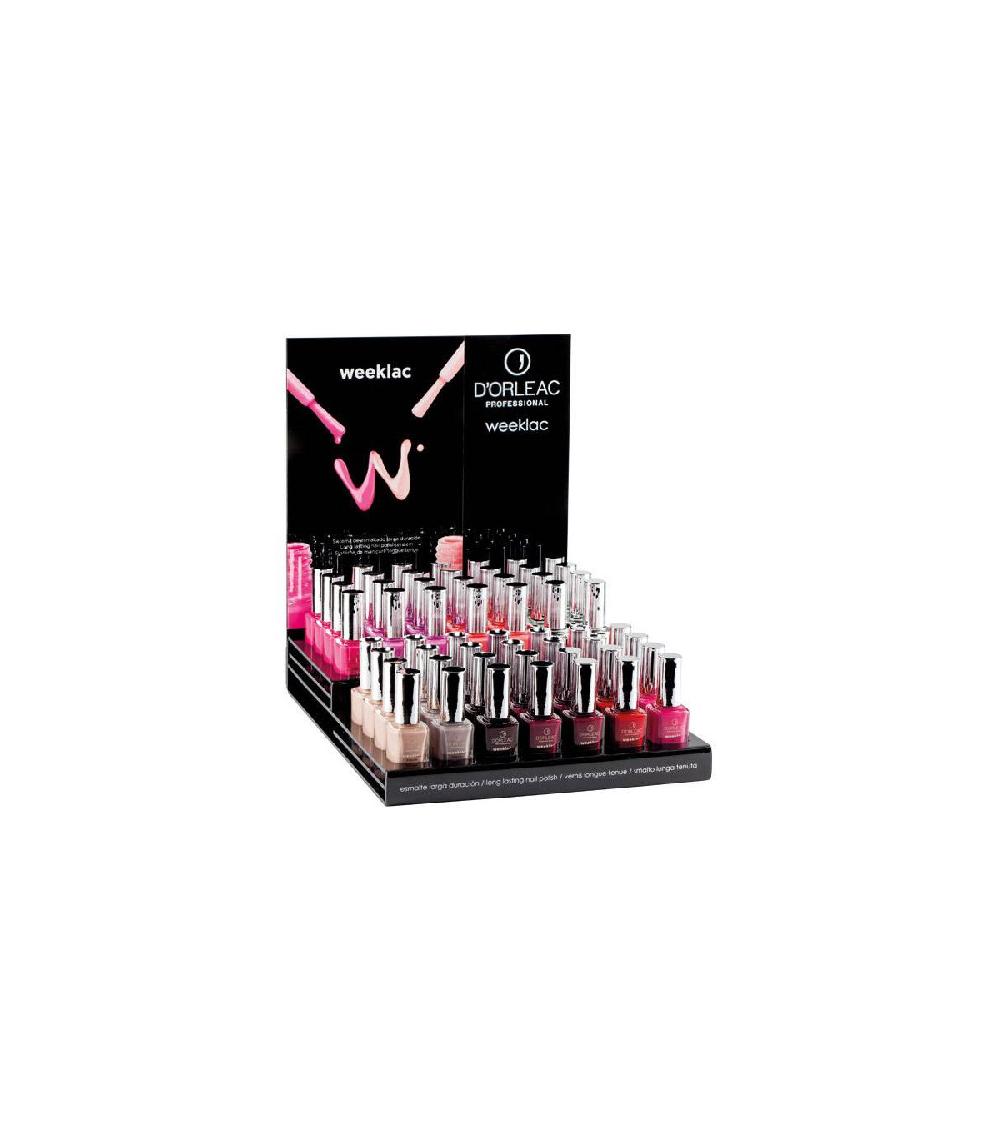 Fama fabre EXPOSITOR D'ORLEAC ESMALTES WEEKLAC + UDS VENTA Grandes descuentos