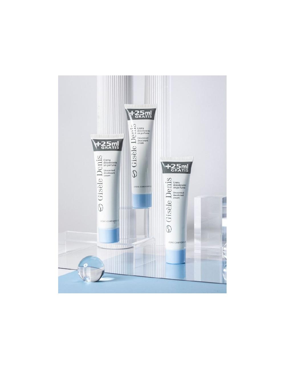 Gisèle denis Pack 3 uds Crema Desodorante sin perfume 100ml Solo queda un día