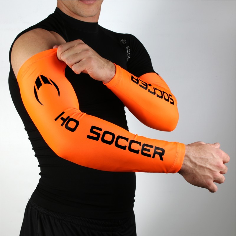 Ho soccer Manguitos Antiabrasión Naranja