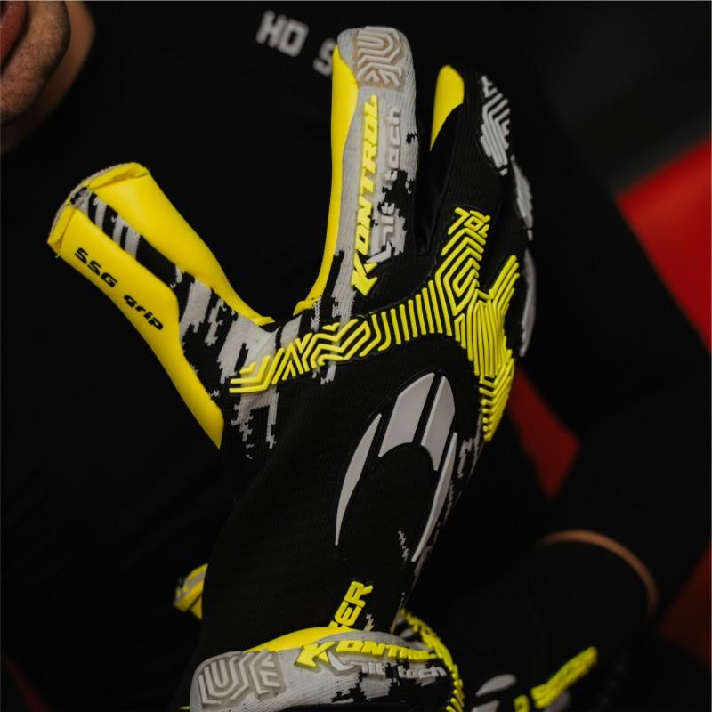Ho soccer Guante SSG Kontrol Knit Tech Lime White Descuento por venta flash