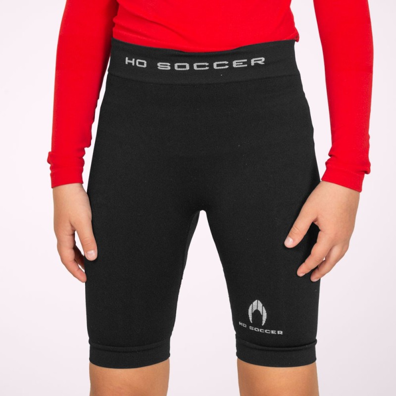 Ho soccer Malla térmica corta negra niño