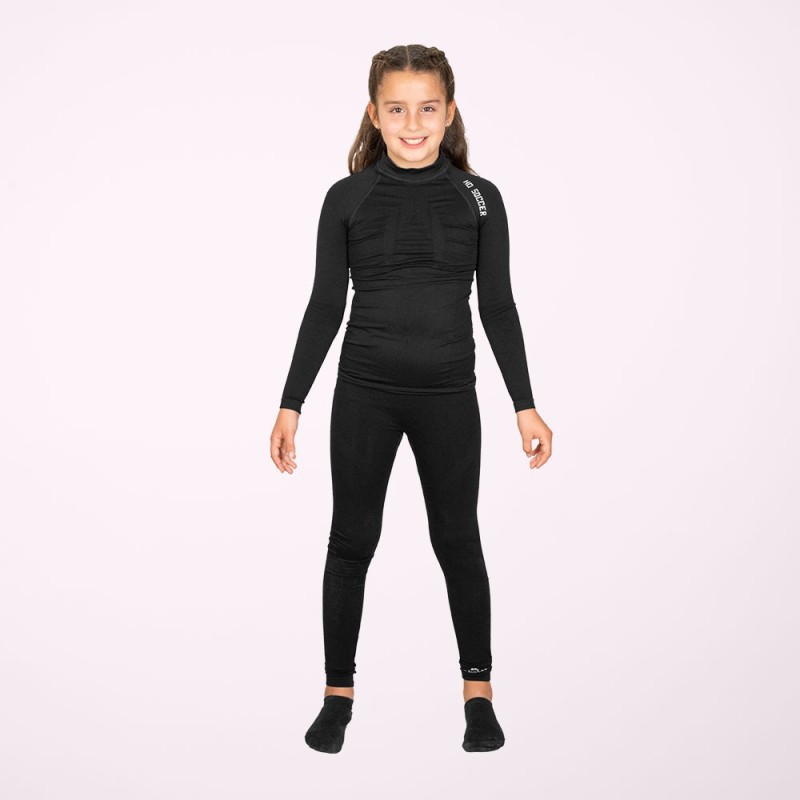 Ho soccer Camiseta Térmica de Manga Larga Niño Negra Outlet online