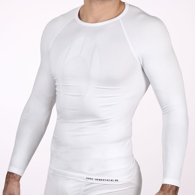 Ho soccer Camiseta Térmica sin Cuello Blanca