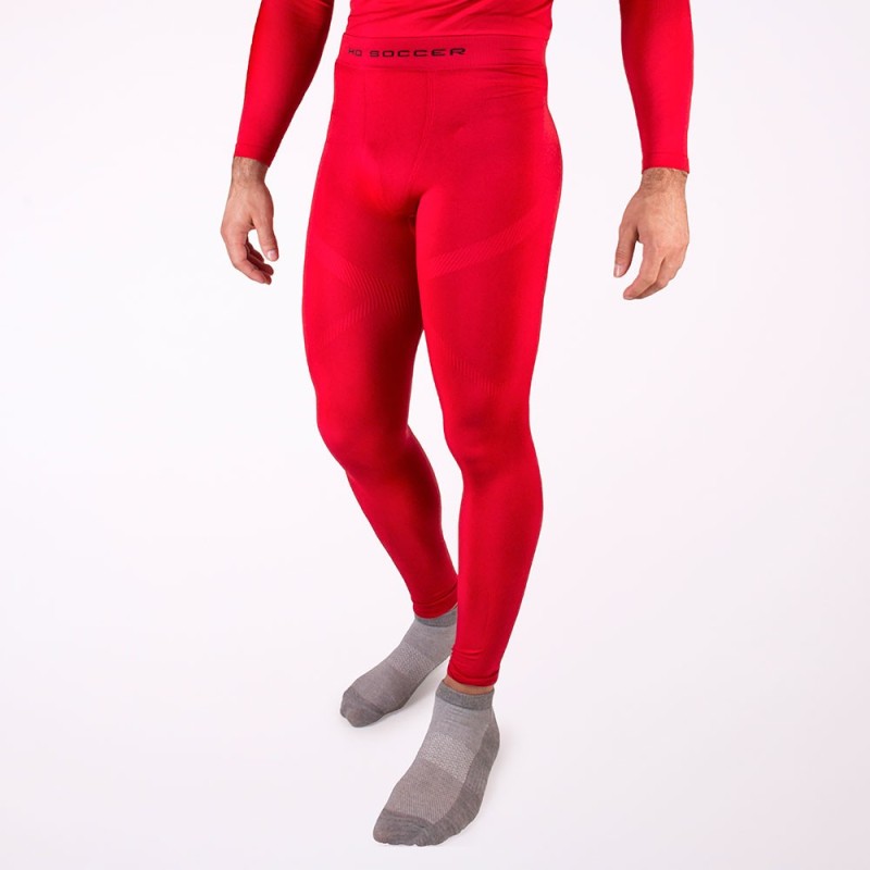 Ho soccer Malla térmica larga roja senior