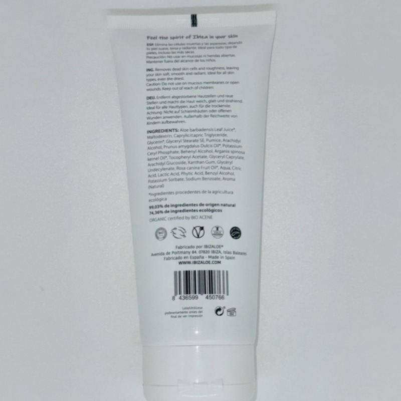 ﻿Ibizaloe Exfoliante aloe vera corporal 200 ml Rebajas online