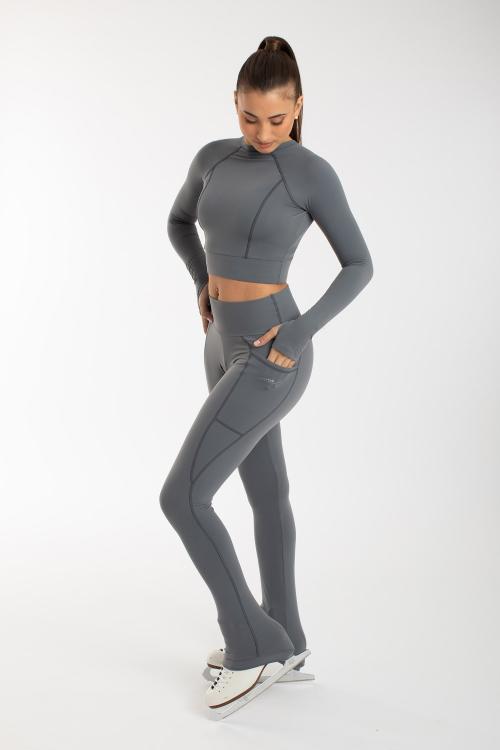 intermezzo Pantalón Dasha de Tiro Alto con Interior Afelpado y costuras a juego Oferta exclusiva