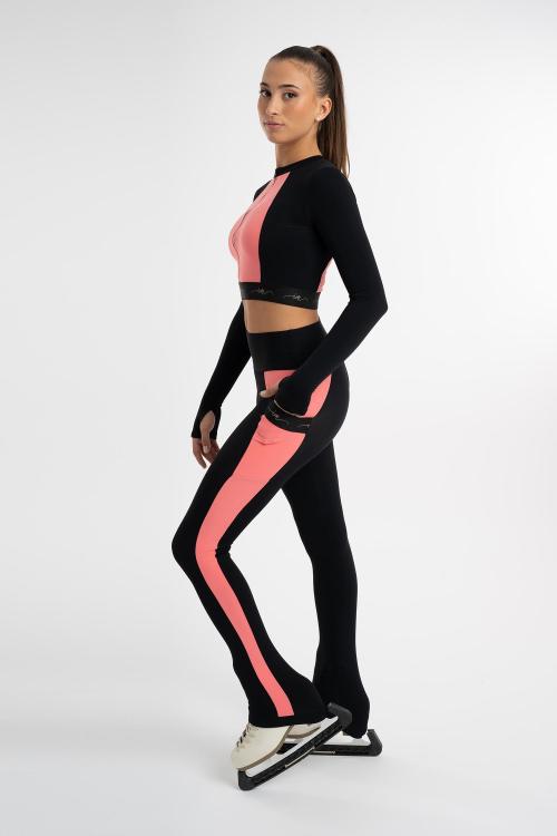 intermezzo Leggings Cubretalón Bea Bicolor con interior afelpado Patinaje Artístico Intermezzo Descuento por venta flash