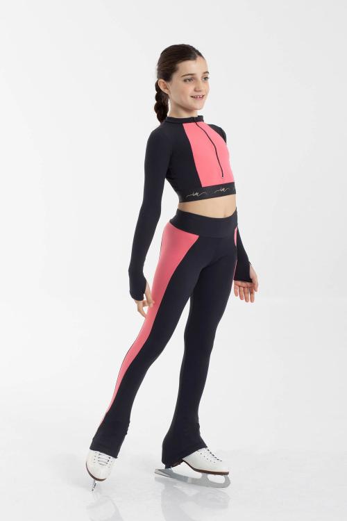 intermezzo Leggings Cubretalón Bea Bicolor con interior afelpado Patinaje Artístico Intermezzo Descuento por venta flash