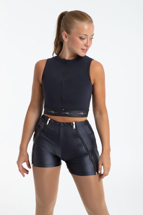 intermezzo Pantalón Alane con protecciones laterales traseras Patinaje artístico Intermezzo Venta caliente