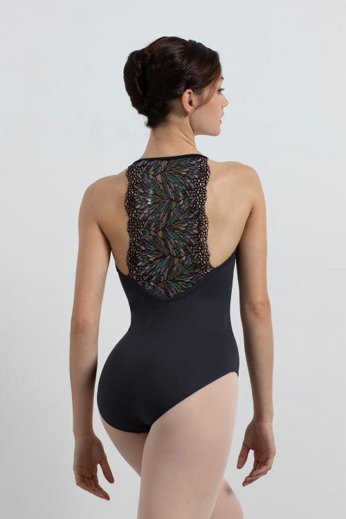 intermezzo Maillot Cora de tirantes con blonda de colores en la espalda ballet Intermezzo Superdescuento