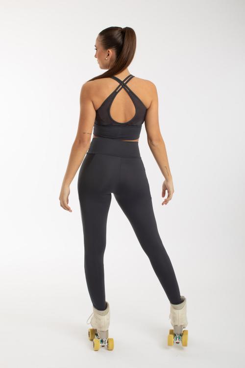 intermezzo Top deportivo Dharma con transparencias y doble tirante de Intermezzo danza jazz patinaje Superdescuento