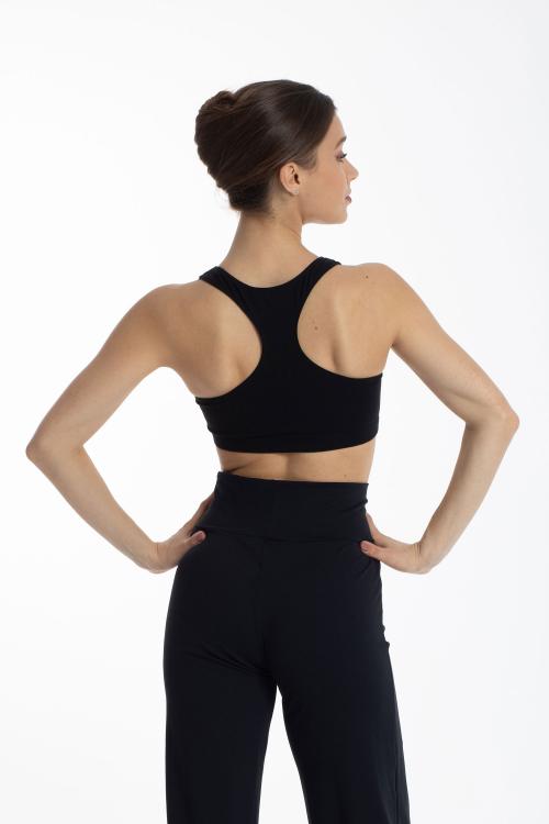 intermezzo Sujetador Deportivo Negro cruzado en Supplex® de Intermezzo Devoluciones gratuitas