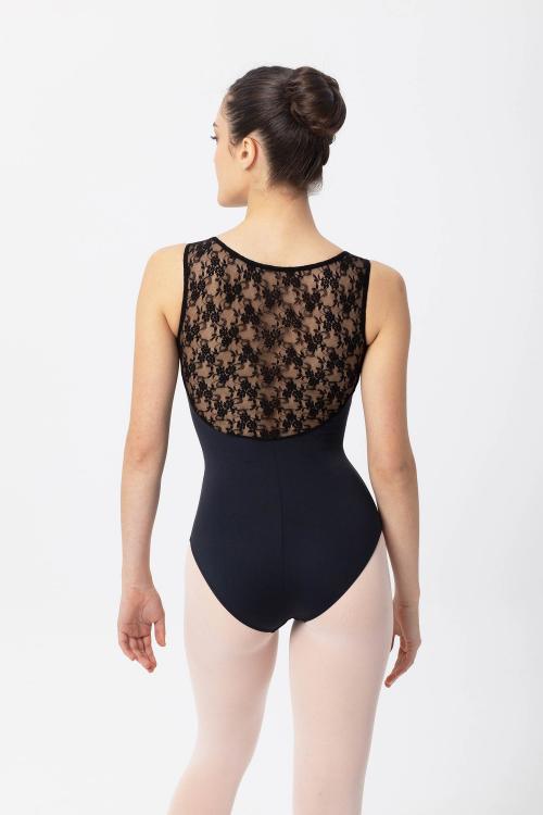 intermezzo Maillot ballet sin mangas encaje flores Intermezzo Rebajas de fin de temporada