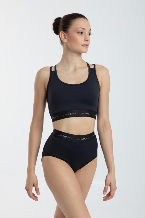 intermezzo Braga Culotte Cassie con goma logo en la cintura Jazz Ballet Intermezzo Mejor oferta