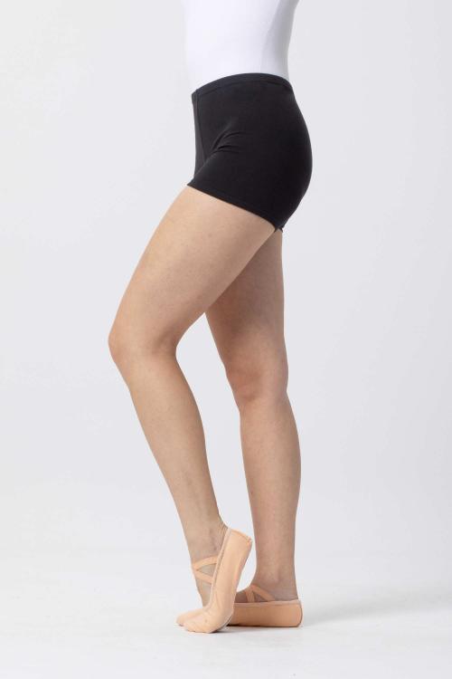 intermezzo Short básico negro de cintura media con tejido Algodón Orgánico de Intermezzo Outlet