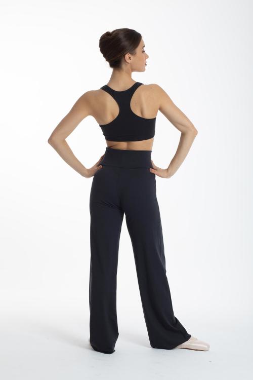intermezzo Pantalón wide leg de cintura alta con tejido elástico Supplex® de Intermezzo Ofertas