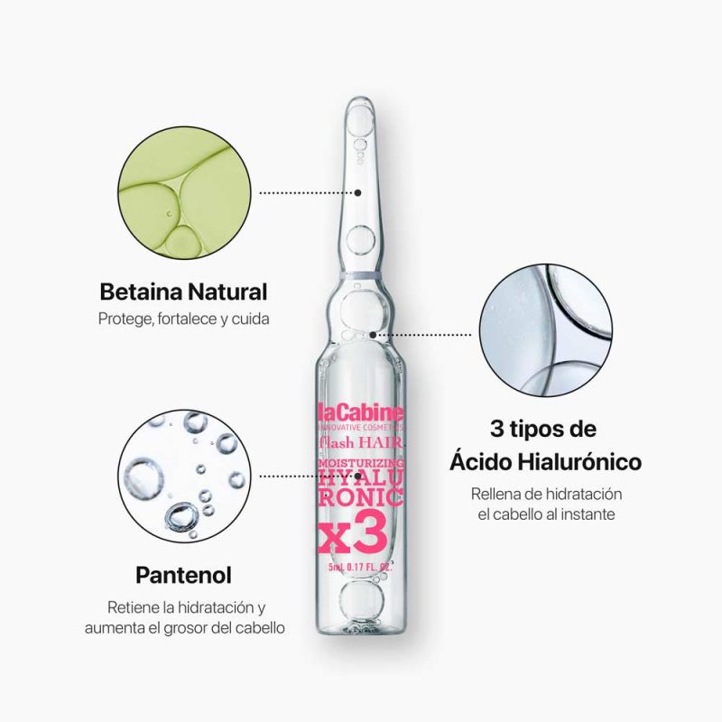 la cabine Ampollas Moisturizing Hyaluronic x3 Descuento por venta flash