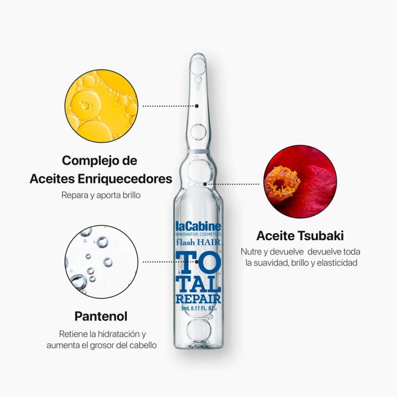 la cabine Ampollas Total Repair Precio ultrabajo