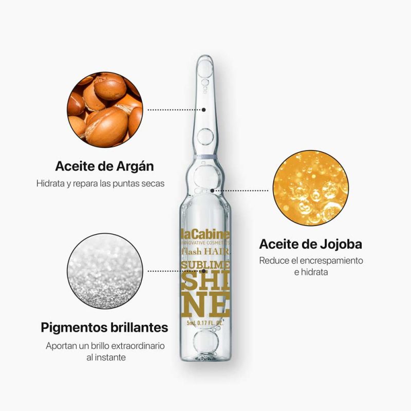 la cabine Ampollas Sublime Shine Devoluciones gratuitas