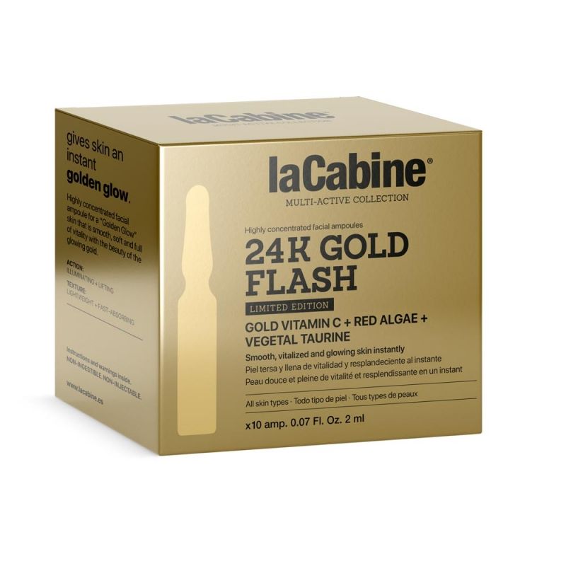 la cabine 24K GOLD FLASH En oferta