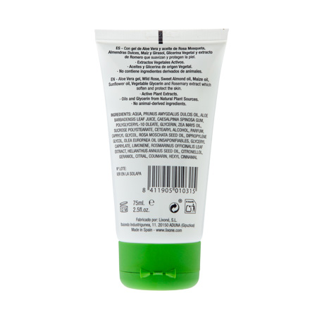 lixone CREMA de MANOS de Aloe Vera 50 ml + 25 ml gratis Gran oferta