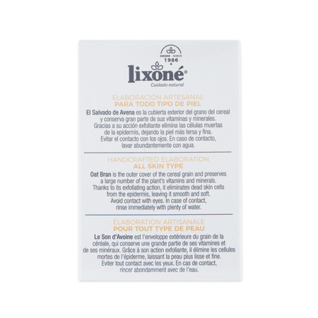 lixone JABÓN EXFOLIANTE con Salvado de Avena Envío gratis
