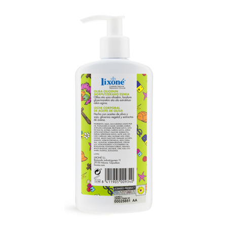 lixone LECHE CORPORAL de Aceite de Oliva IRRIEN LAGUNAK 250 ml Último día