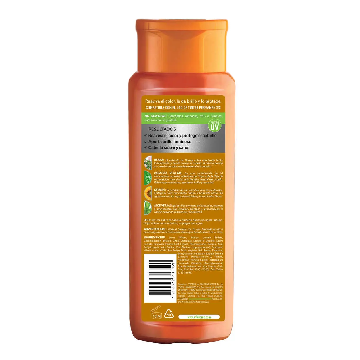 naturaleza y vida Champú coloursafe rubio x 300 ml Envío gratis