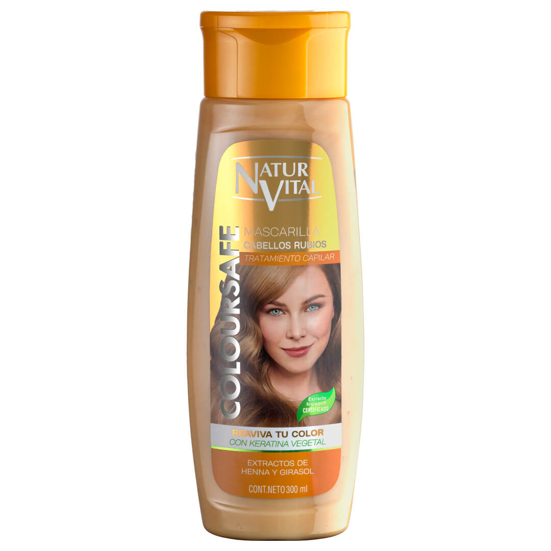 naturvital Mascarilla ColourSafe Cabellos Rubios