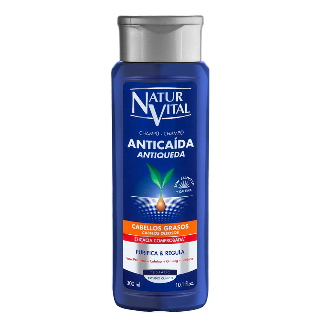 naturvital Champú Anticaída Cabellos Grasos