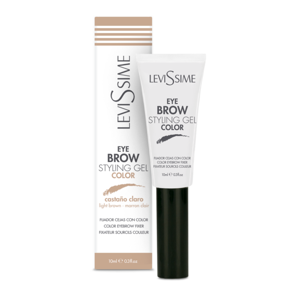nirvel Eyebrow Styling Gel Color Castaño Claro