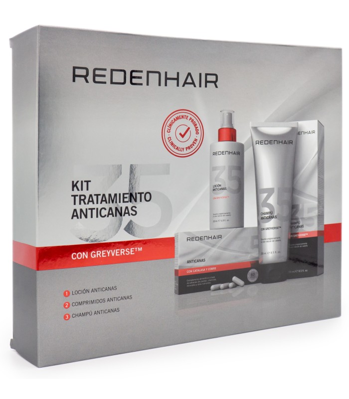 redenhair KIT TRATAMIENTO ANTICANAS - 500gr Últimos 2 días