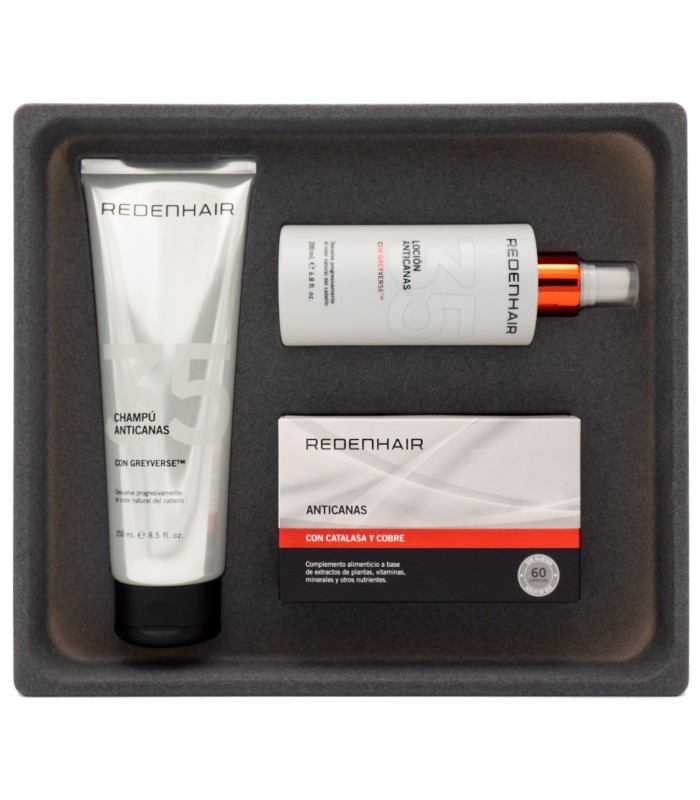 redenhair KIT TRATAMIENTO ANTICANAS - 500gr Últimos 2 días