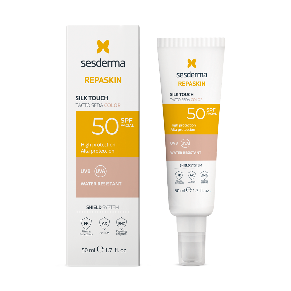 sesderma REPASKIN Tacto Seda Color SPF50 Oferta especial