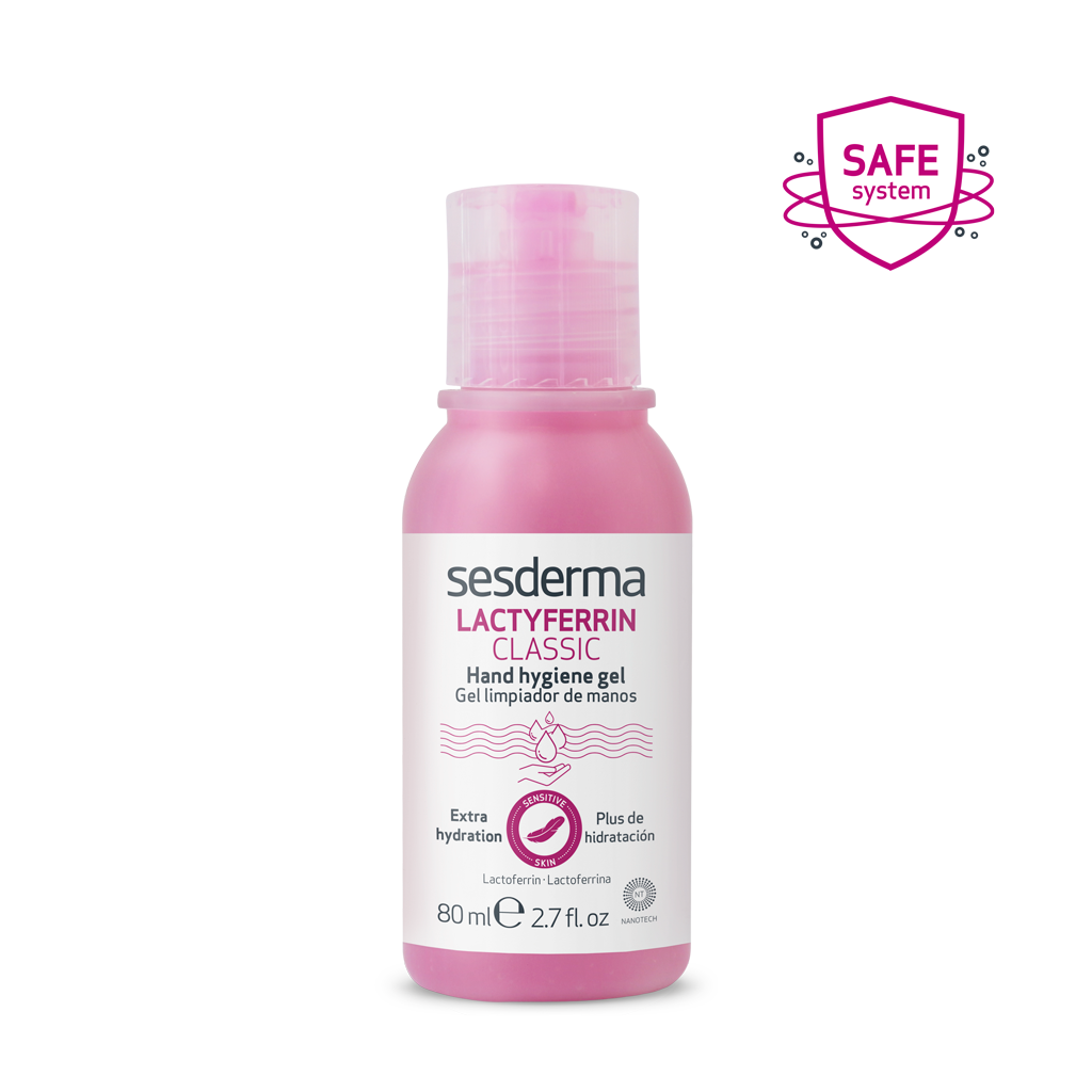 sesderma LACTYFERRIN CLASSIC Gel limpiador de Manos 80ml Grandes ahorros