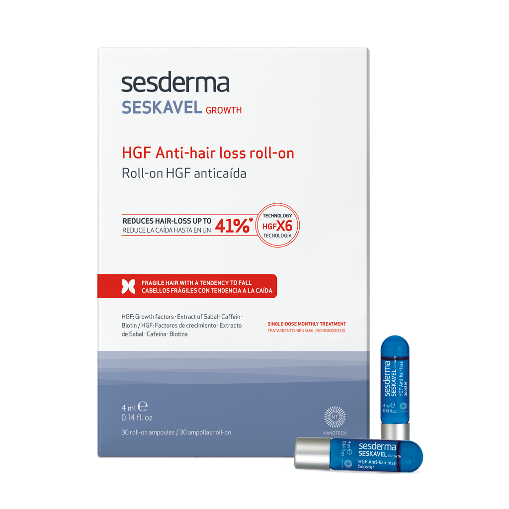sesderma SESKAVEL GROWTH HGF anticaida 30 ampollas Oferta especial