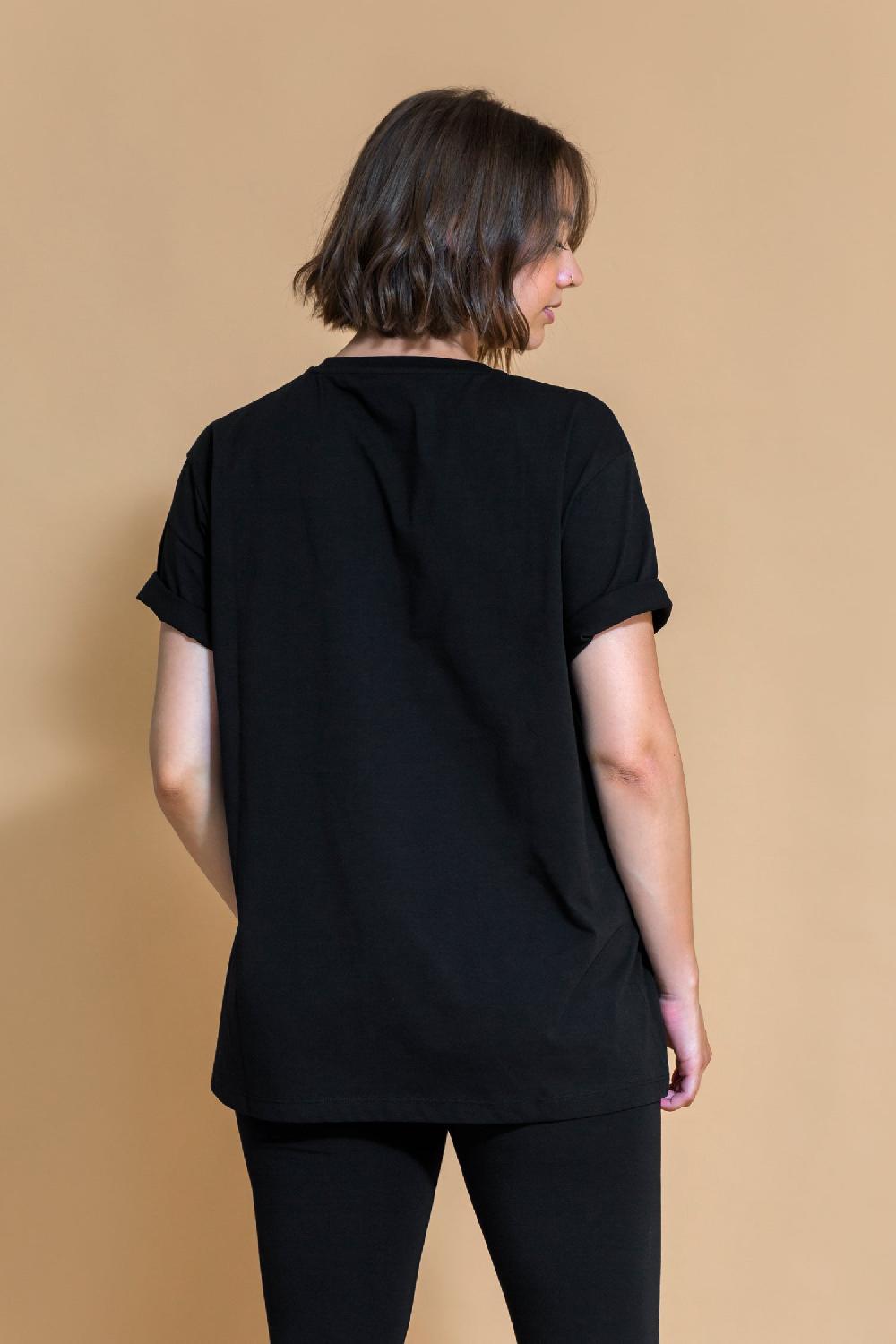 shambhala barcelona Camiseta Om Negro Outlet online