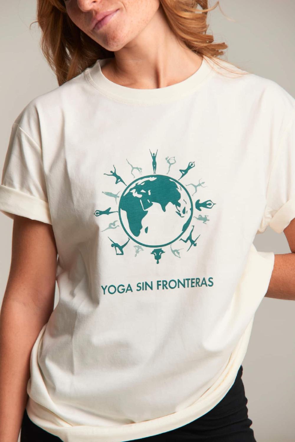 shambhala barcelona Camiseta Yoga Sin Fronteras Liquidación