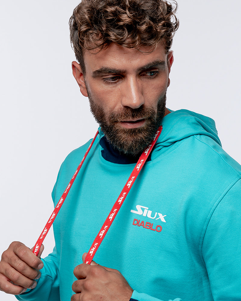 siux SUDADERA CON CAPUCHA SIUX DIABLO SANYO HOMBRE FW24 Rebajas de fábrica
