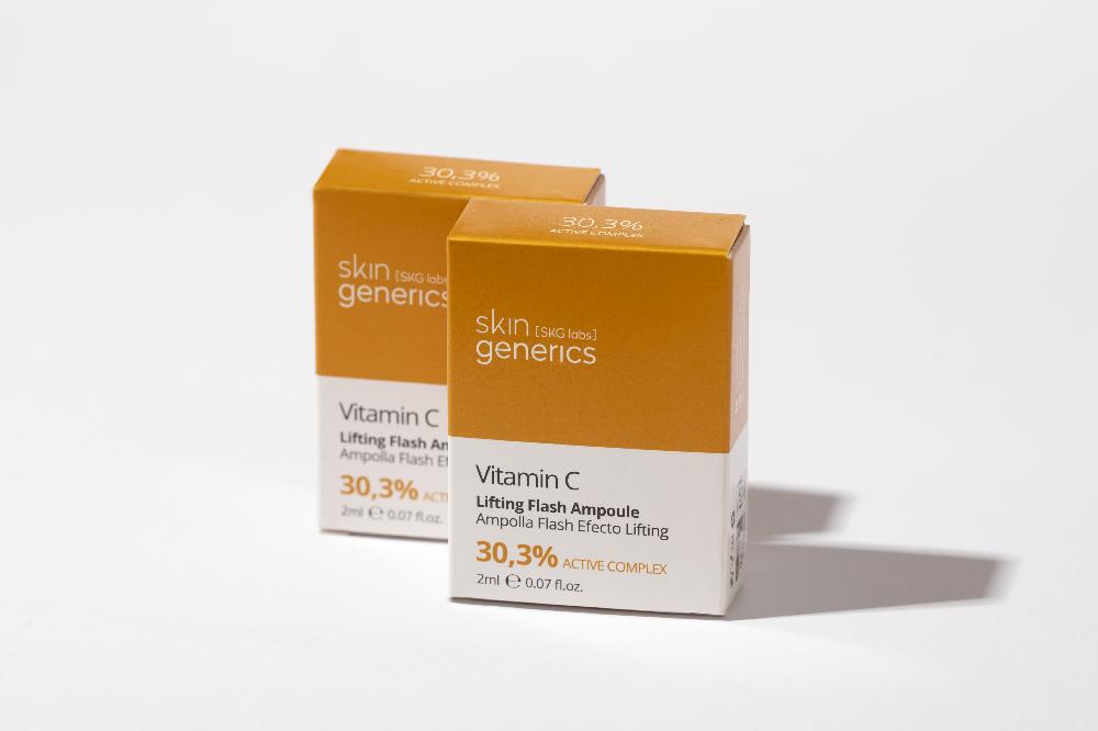 skin generics Ampolla efecto tensor con Vitamina C Liquidación