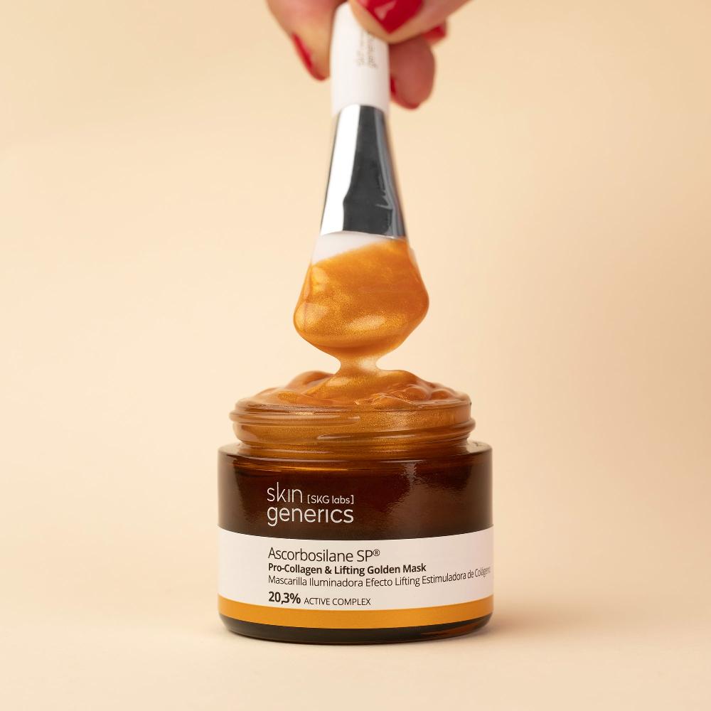 skin generics Mascarilla Iluminadora Efecto Lifting Estimuladora de Colágeno Libre de impuestos